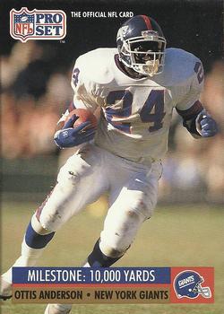 Ottis Anderson New York Giants 1991 Pro set NFL #20